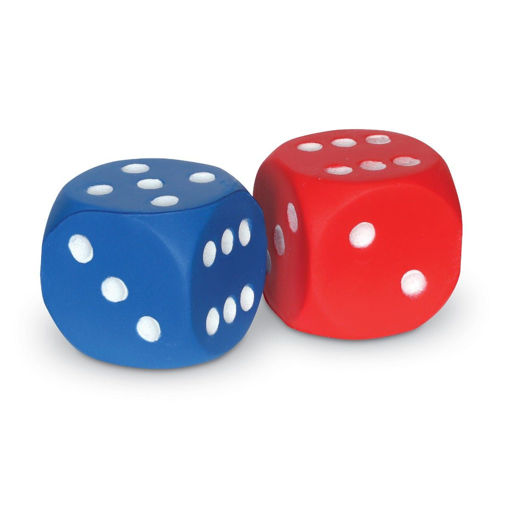 Picture of LEARNING RESOURCES GIANT FOAM DOT DICE SET OF 2